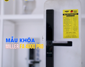 Miller FA4000 Khóa vân tay cửa Nhôm chuyên gia chống nước